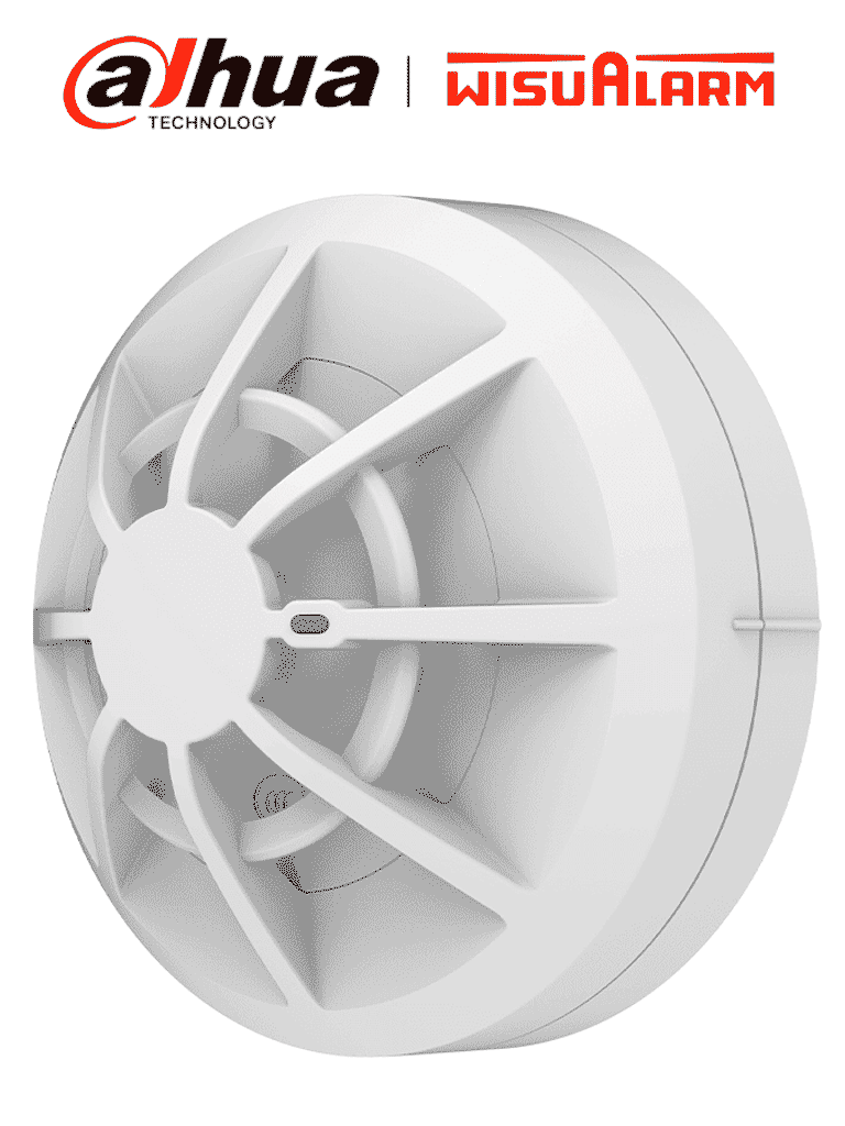 DAHUA--DAHUA WISUALARM DHI-HY-1310 - Detector de Calor Direccionable / 2 Hilos/ Bajo consumo de energía/ Cumple con Norma EN54-5 / Microprocesador Embebido/ 24V DC, #LoNuevo #Wisualarm-