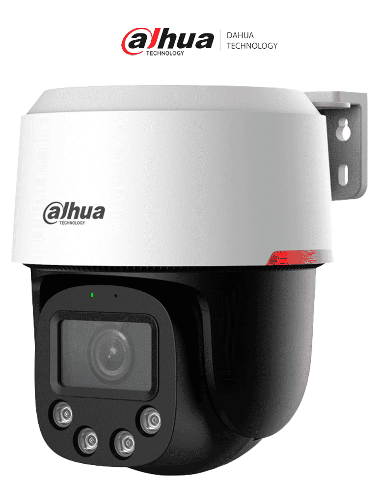 DAHUA--DAHUA DH-SD2C400NA-B-PV-0400-S2-PRO Cámara IP PT  de 4MP ofrece visión WizColor/ SMD3.0/ Protección perimetral/ audio bidireccional, detección de humanos, ranura MicroSD, IP66 y PoE #LoNuevo #WIZD-