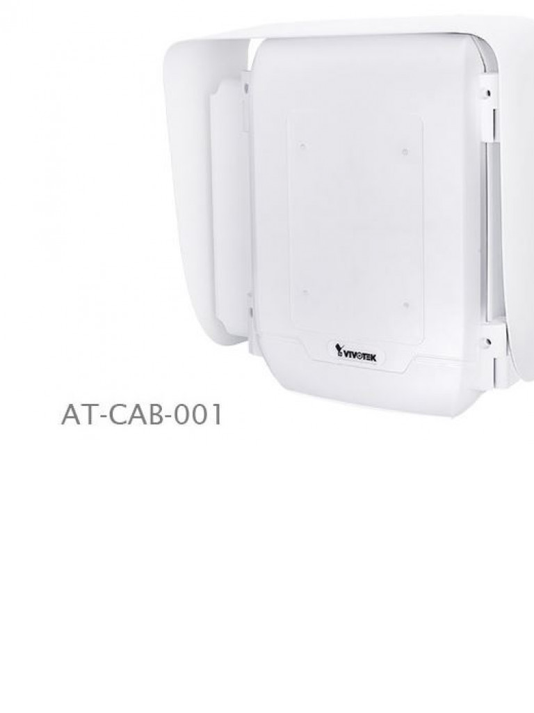 VIVOTEK--VIVOTEK AT-CAB-001 - Gabinete para proteccion de dispositivos y conexiones para exterior, IP66, IK10, Antivandalico, color blanco-