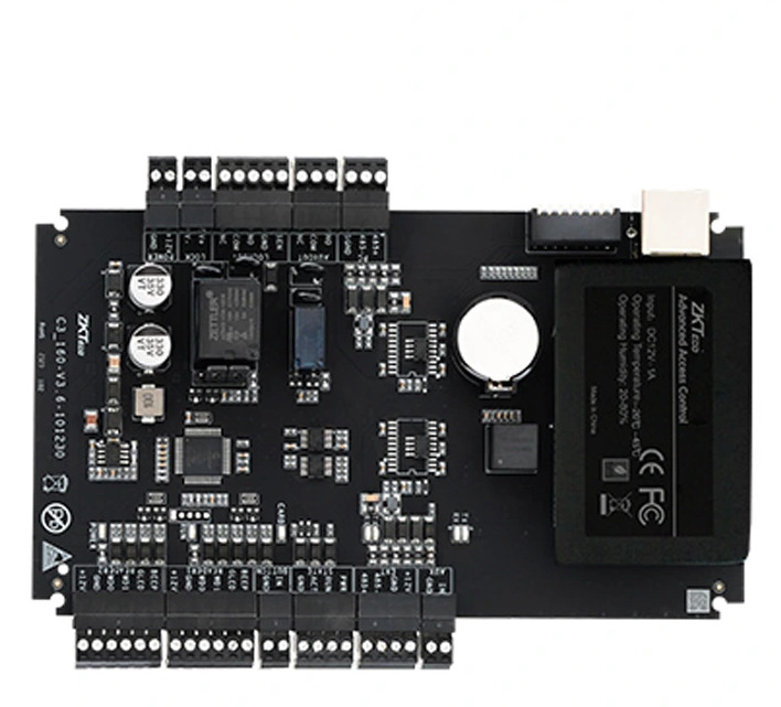 ZKTECO--ZKTECO C3100Plus Package B - Panel de control de acceso RFID, 1 puerta, 2 vías, capacidad para 100,000 usuarios y tarjetas, capacidad de código QR, Push SDK-