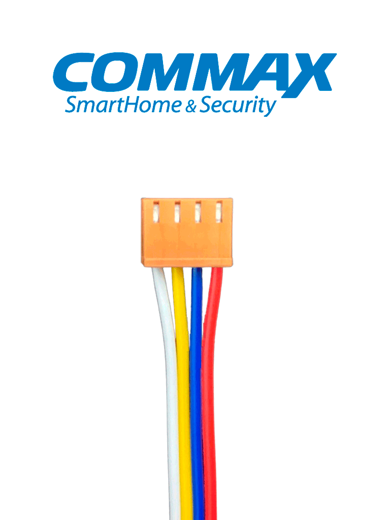 COMMAX--COMMAX - 4PINCONNECTOR Cable Conector 4 Pines para Sistema llamado  de Enfermería y Video Porteros Commax-