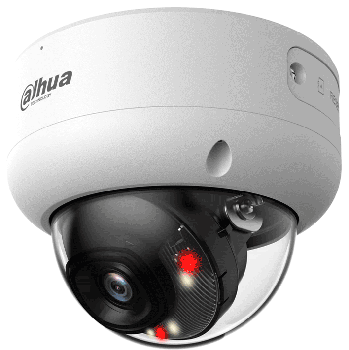 DAHUA--DAHUA DH-IPC-HDBW3849E-AS-IL - Cámara IP Domo Antivandálica 4k/ 8 Megapixeles/ Iluminador Dual/  Lente de 2.8 mm/ 107 Grados de Apertura/ SMD 4.0/ AI SSA/ Ranura MicroSD/ PoE/ IP67/ IK10/-