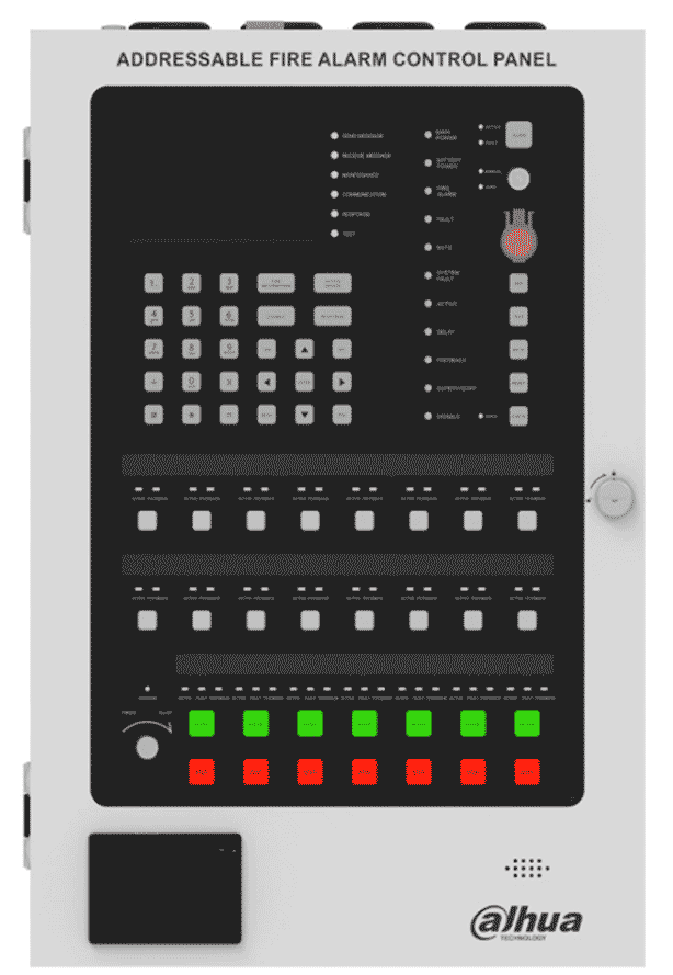 DAHUA--DAHUA DHI-HY-1025 - Panel de Detección de Incendio Direccionable, 500 dispositivos, Cuenta con Impresora, Pantalla LCD 4.3" (480x272), Protección contra cortocircuito, circuito abierto y sobrecorriente, Largo Historial de Eventos #LoNuevo #Wisualarm-