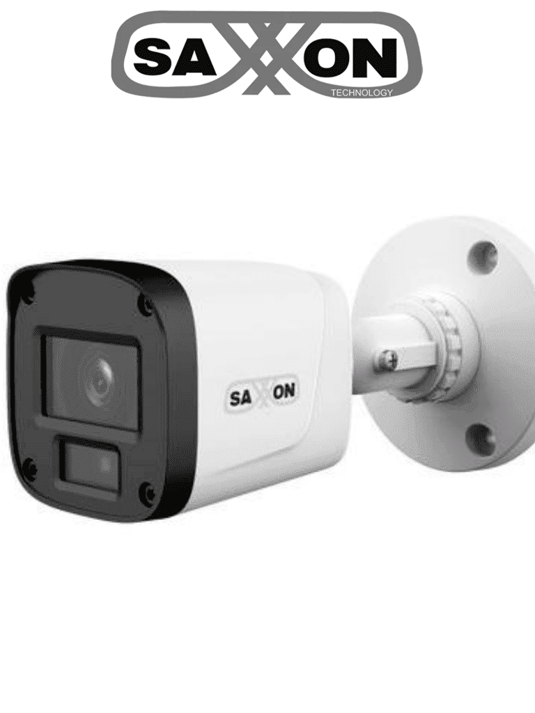 DAHUA--SAXXON SUA-HAC-B20P-0280B- Cámara Tipo Bala de 2 Megapíxeles & 1080P/ Lente de 2.8 mm Con Apertura de Hasta 100°/ Iluminación IR Inteligente de Hasta 20m/ Para Exterior IP67/Material Plástico de Alta Duración/Funcionamiento en Modos CVI & AHD & TVI #SAXI-