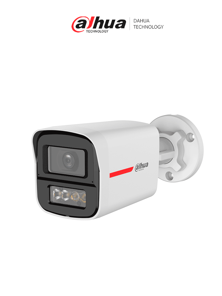 DAHUA--DAHUA DH-HAC-HFW1249XN-IL-A-PRO - Cámara Bullet HDCVI 2MP WizColor/ Imagen 24 Horas a Color/ Corrección de Distorsión de Imagen mediante IA/ Iluminador Dual Inteligente/ Hasta 50m de Dist de Ilumin/ Doble Mic Incorp/ Campo de Visión de Hasta 101°-