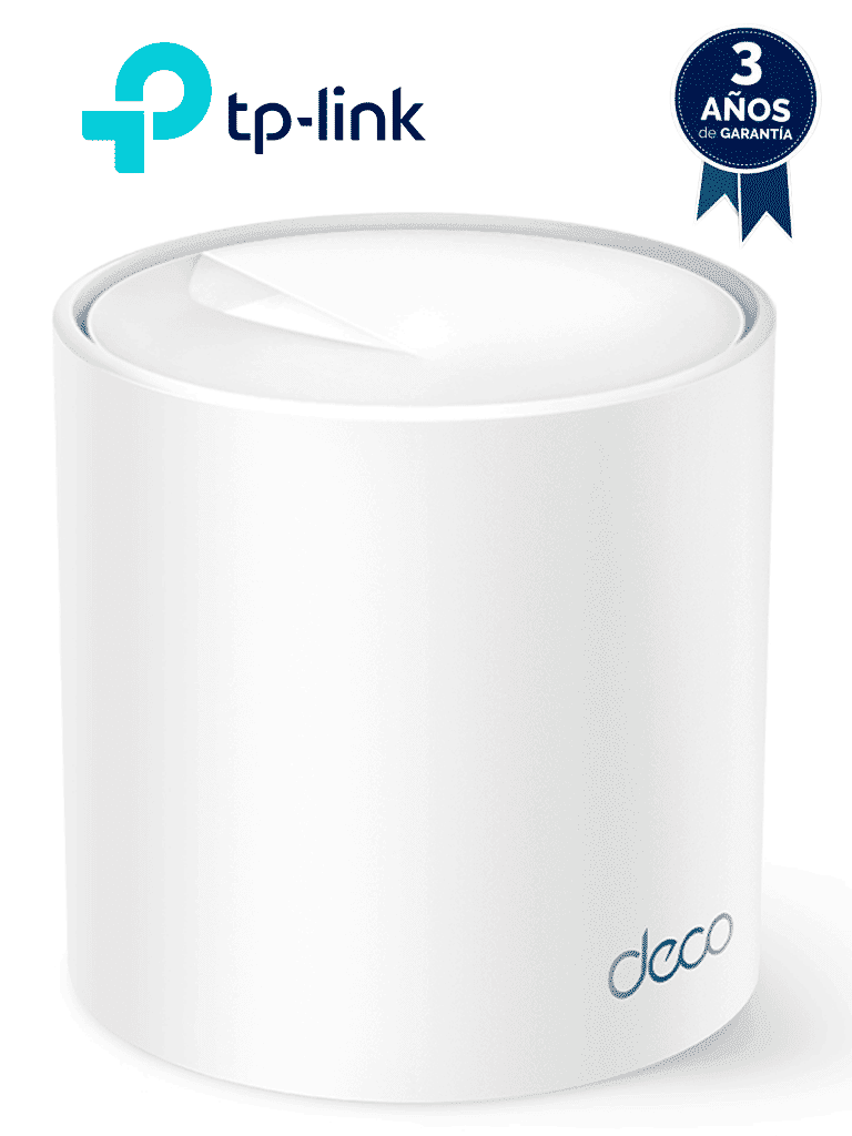TP-LINK--TP-LINK DECO X10 (3 Pack) Sistema Wi-Fi Mesh AX1500 (3 Pack) Wifi 6 SPEED: 300 Mbps at 2.4 GHz + 1201 Mbps at 5 GHz, SPEC: Internal Antennas, 2× Gigabit Ports (WAN/LAN auto-sensing) (120 Dispositivos)-