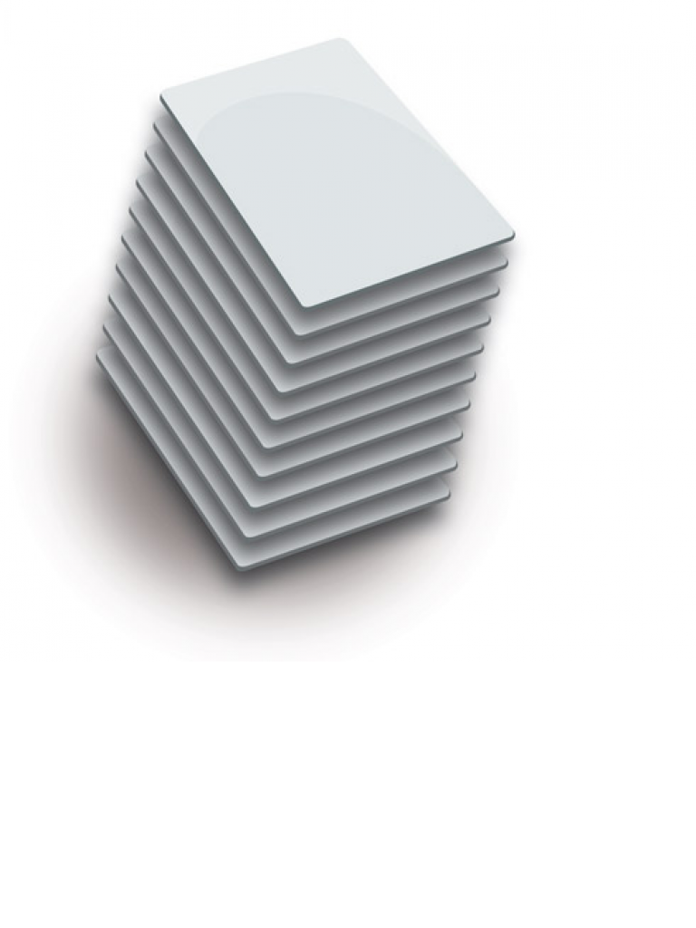 ZKTECO--ZKTECO MIFARECARD4K - Paquete de 10 Tarjetas Mifare 13.56 Mhz/ PVC/ Imprimibles/ 4 Kilobyte de memoria-