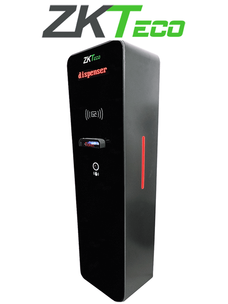 ZKTECO--ZKTECO TBM01 - Dispensador de TIckets QR / Sin Contacto / Compatible con Sensor de Masa, VR10, UHF / Pantalla LED / Funciones de Voz / Requiere Software para cobro ZK Bio CV Security modulo de estacionamiento / Requiere Modulo TBM02-