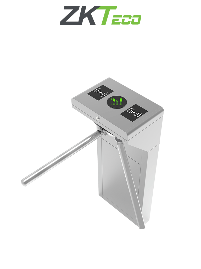 ZKTECO--ZKTECO TS1000PLUS - Torniquete Bidireccional / Acero SUS304 / 110V / 25 a 30 x Min / Carril 50 cm / Exterior Protegido / 1 millón de Ciclos / No cuenta con Lectores y Panel / Compatible Rostro, Palma, Huella, Tarjeta, QR #NEWZK1-