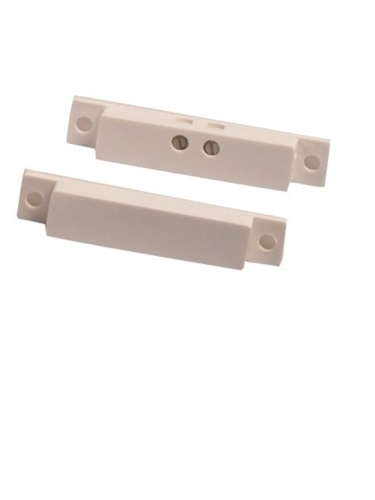 BOSCH--BOSCH I_ISNC60W - Paquete de 10 contactos magneticos de conexion terminal fina Compatible panel alarma BOSCH / RISCO / DSC / IHORN /-