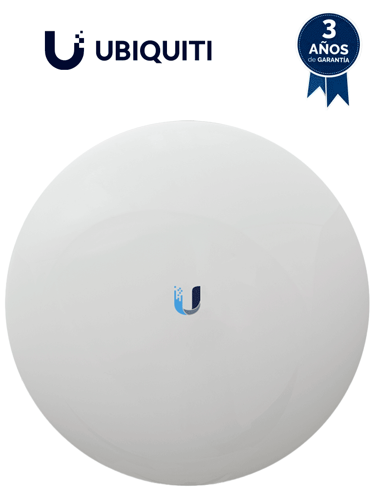 UBIQUITI--UBIQUITI NANOBEAM AC NBE-5AC-GEN2 - Radio Airmax AC GEN2 5.8GHz para exteriores con antena integrada de 19 dBi, MIMO, potencia de 26 dBm y rendimiento de hasta 450 Mbps. #UBI2 #MCI2-