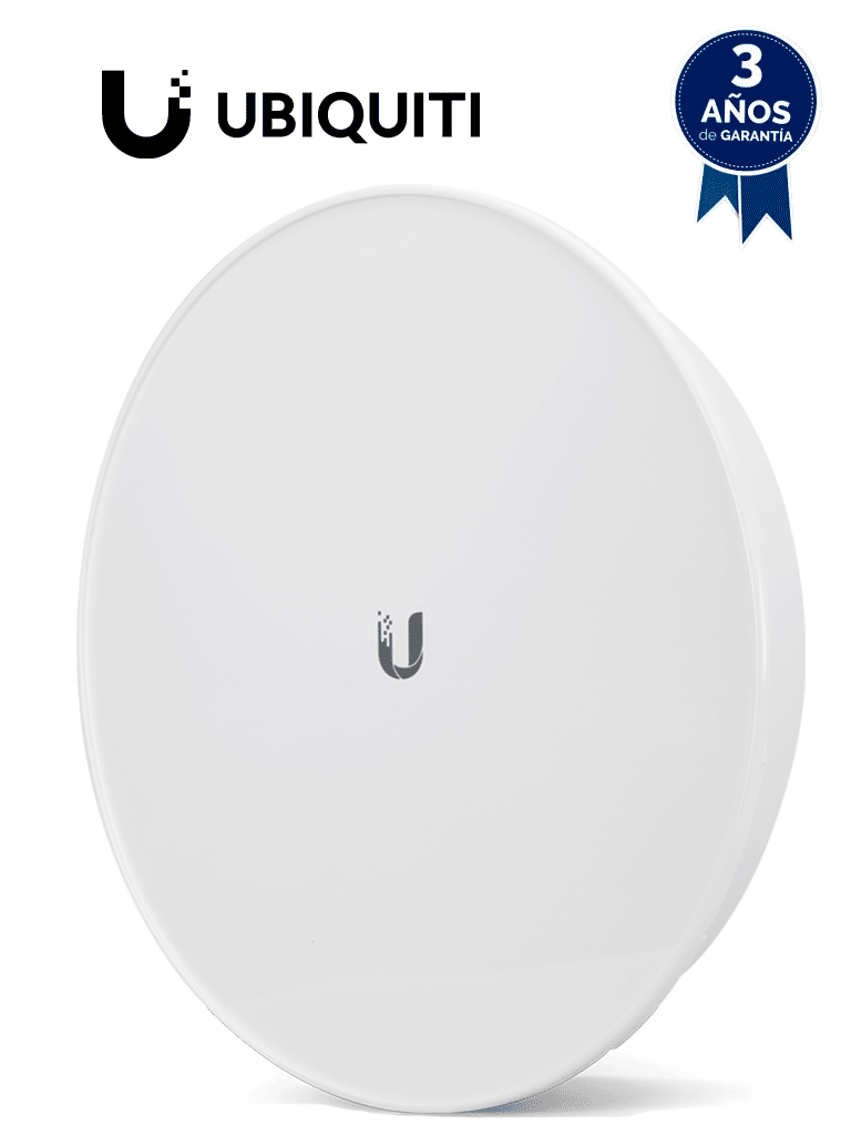 UBIQUITI--UBIQUITI POWERBEAM ISO AC PBE-5AC-ISO-GEN2 - Radio Airmax AC GEN2 5.8GHz para exteriores con antena integrada de 25 dBi, MIMO, potencia de 25 dBm, rendimiento de hasta 450 Mbps y función de aislamiento. #UBI2 #MCI2-