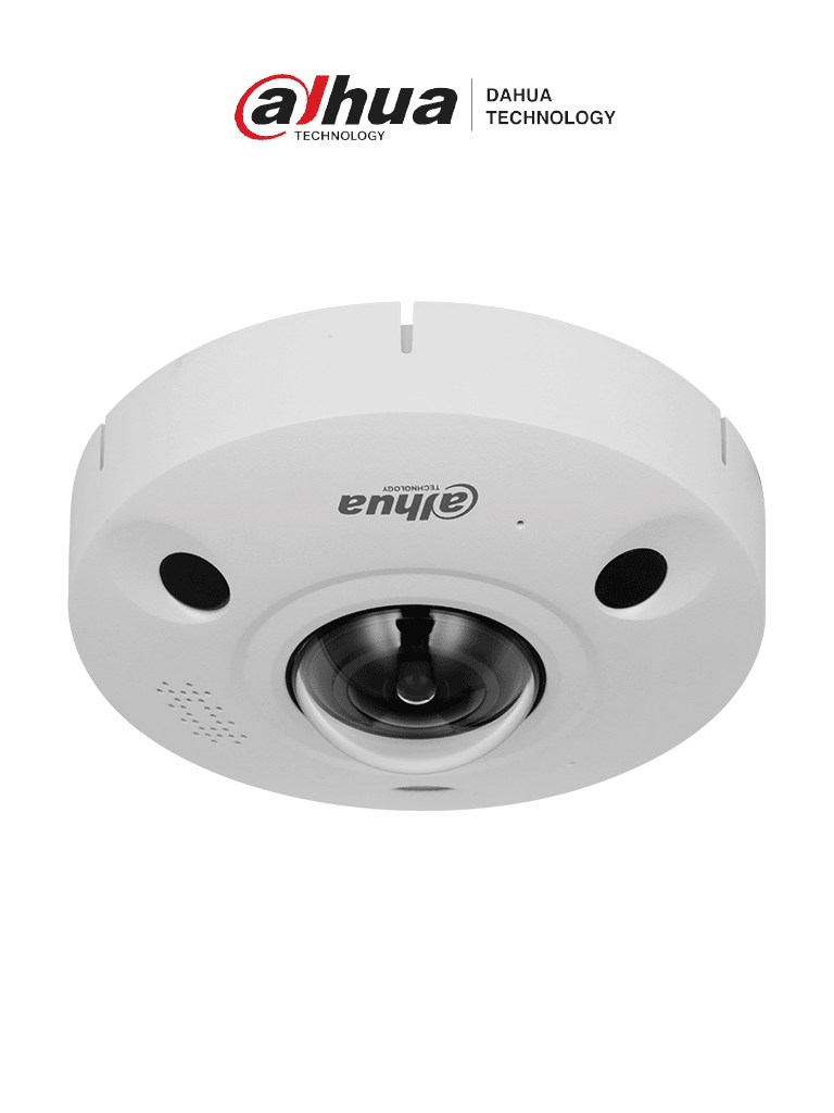 DAHUA--DAHUA IPC-EBW81242N-S2 - Cámara IP Fisheye Resolución de 12 MP/ Lente 1.85mm/ 360 Grados/ IR 10 de Mts/ IA WizMind/ Conteo de Personas/ Cantidad de Personas en Áreas/ Mapa de Calor/ PoE/ DWDR/ H.265/ IP67/ IK10/ E&S Alarma/ E&S Audio/ #FAB-