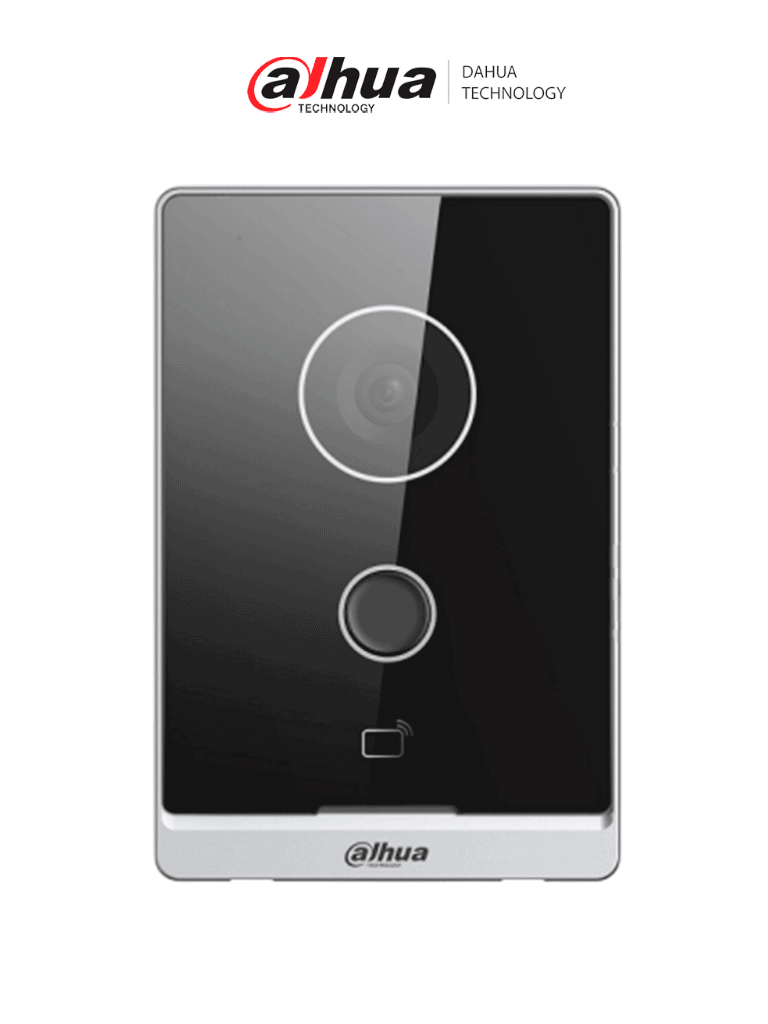 DAHUA--DAHUA VTO2211G-WP-S2 - Frente de Calle WiFi para Videoportero IP ultradelgado y estético. Cámara de 2MP con ángulo de 125°. Permite apertura con tarjeta Mifare, app o monitor. Resistente IP65, con PoE y entradas/salidas de alarma. Ideal para seguridad.-