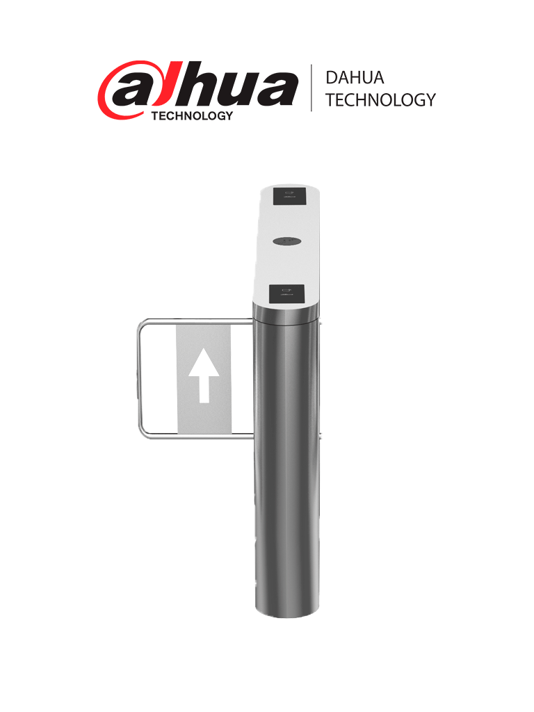 DAHUA--DAHUA DHI-ASGB611K-R - Swing Barrier (Barrera Medio Cuerpo) Derecha/ Servo Motor/ 12 Pares IR/ 20-60 Personas por Minuto/Apertura ajustabel 0.5s-1.6s/ Carril de 600mm/Exterior Protegido-Interior/ Compatible con DHI-ASGB610K-L y DHI-ASGB621K-D-