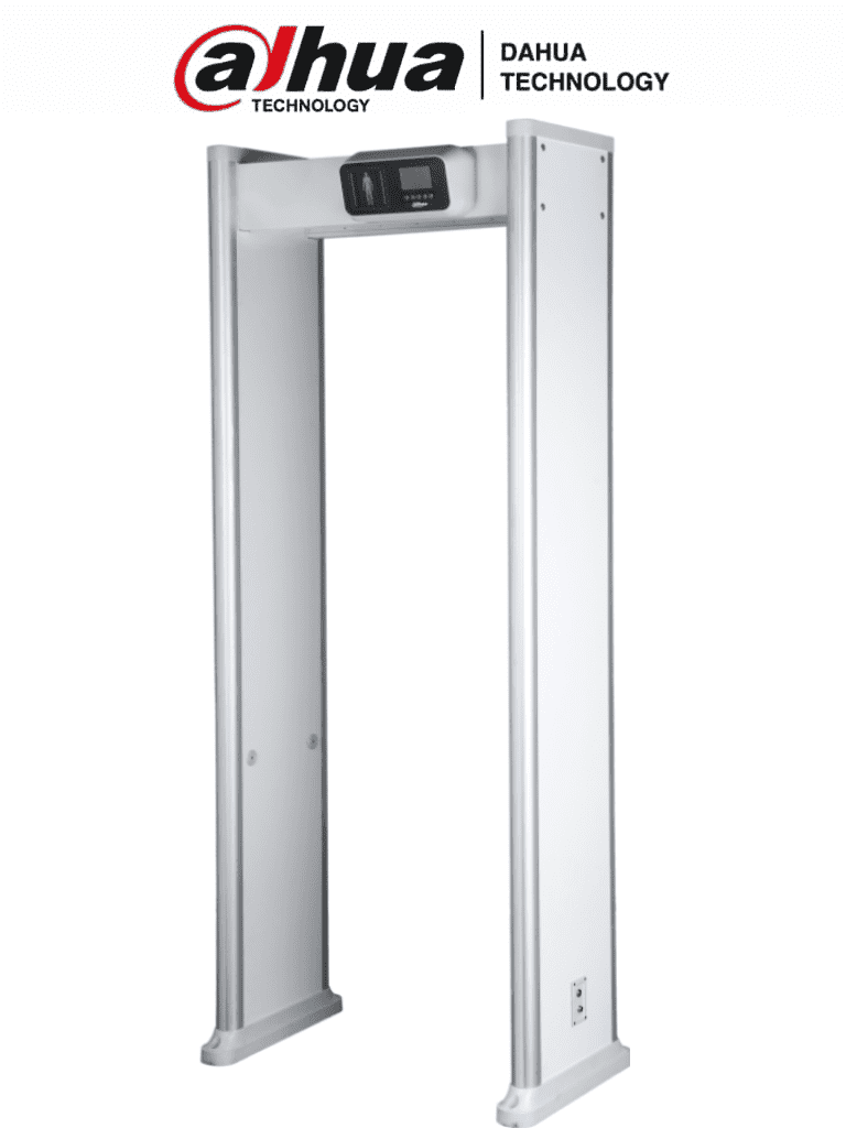 DAHUA--DAHUA ISC-D118 - Arco Detector de Metales con 18 Zonas de Detección. Pantalla LCD de 3.5" con interfaz intuitiva. Ofrece 9 tonos de alarma y 10 niveles de volumen ajustables. Cuenta con un contador de pasos y alarmas.-