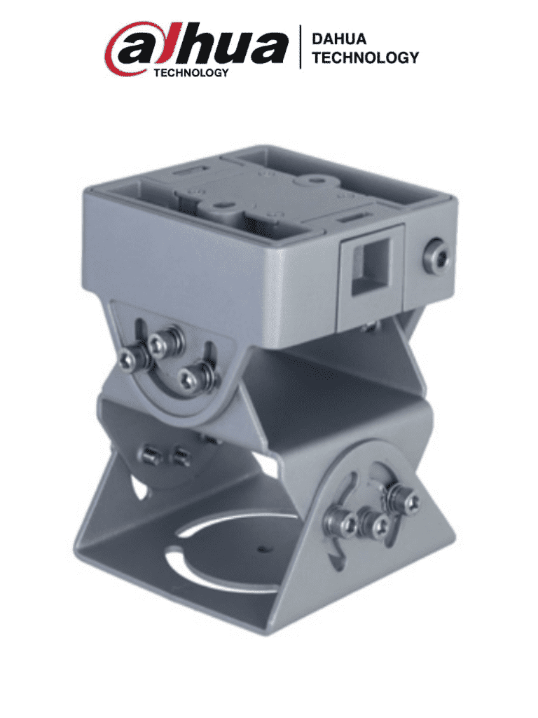 DAHUA--DAHUA 8019 Soporte cardán/ Adecuado para su uso con cámaras tipo bala y carcasas protectoras /aleación de aluminio/ Soporta 10 kg/ Adaptador de montaje altamente flexible-