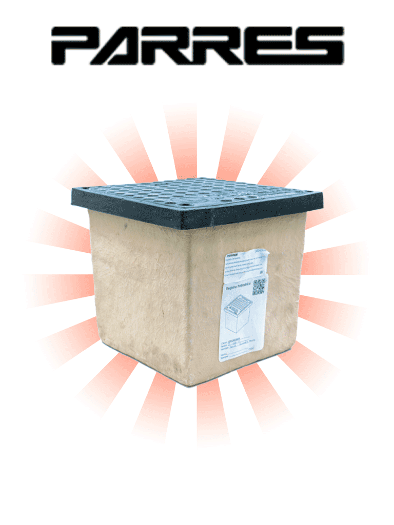 Parres--PARRES RSPG30X30X30 Registro polimérico serie POWER GROUND 30X30X30-