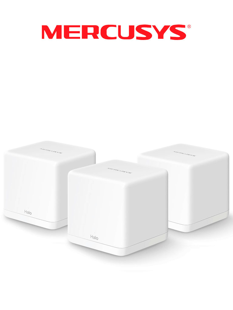MERCUSYS--MERCUSYS - HALO H30G(3-PACK) / Sistema Wi-Fi Mesh para todo el hogar AC1300 / Paquete con 3 piezas #TP9-