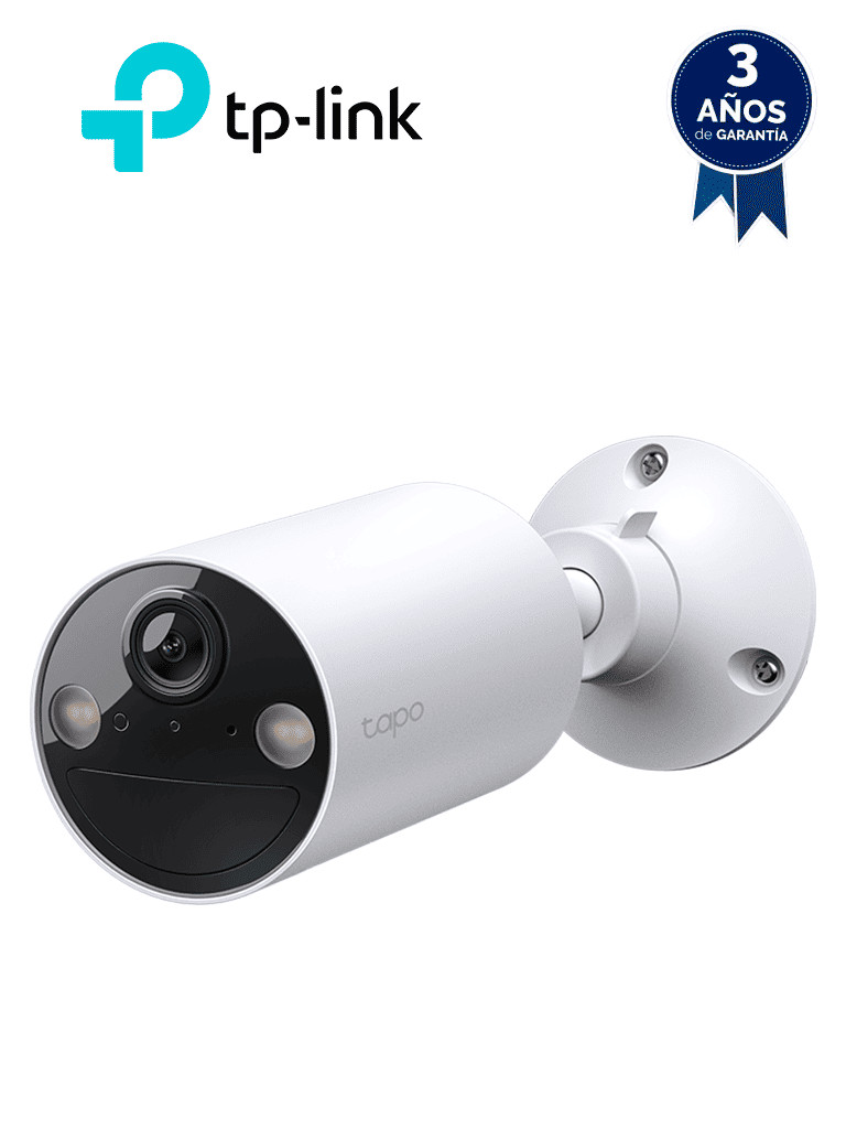 TAPO--TP-LINK TAPO C410 Cámara de Seguridad Inteligente Sin Cables para Interiores y Exteriores. 3MP - 2K, Soporta Micro SD 512 GB, Visión nocturna a color, Identifica personas, IP65. Soporta Tapo Care (Nube) Bateria con funcionamiento de 180 días.-