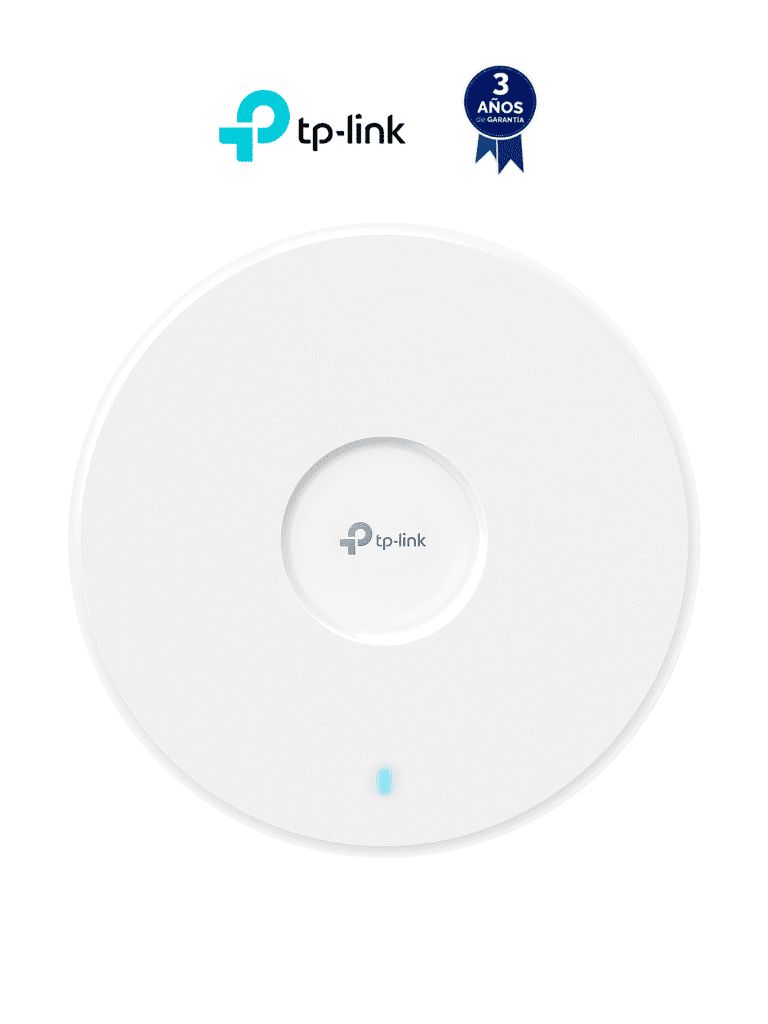 TP-LINK--TP-LINK EAP723 - Punto de acceso Wi-Fi 7 de montaje en techo BE3600 , Hasta 2882 Mbps en 5 GHz + 688 Mbps en 2.4 GHz , Puerto Ethernet 2.5G , Ancho de banda de 160MHz , Tecnología Multi-RU para uso de las 2 bandas con alto rendimiento , Mesh-