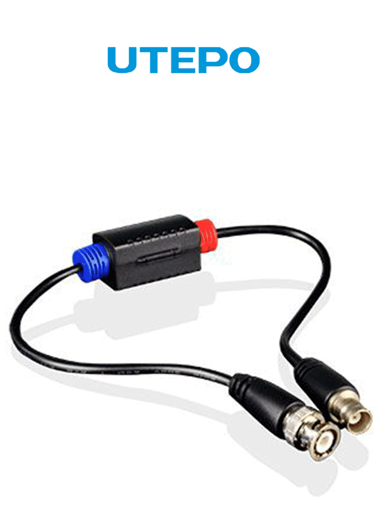 UTEPO--UTEPO UTP1201XPHD - Aislador pasivo de tierra por BNC en HD, elimina ruido e interferencia por lazos de tierra, soporta señales de video HDCVI/TVI/AHD-
