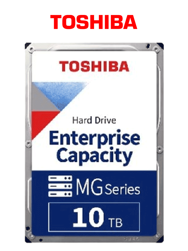 TOSHIBA--TOSHIBA MG10ADA10TE - Disco duro de 10TB/ 3.5" /  serie Enterprise / 512MB / 7200RPM / Recomendado para Servidores y Videovigilancia-