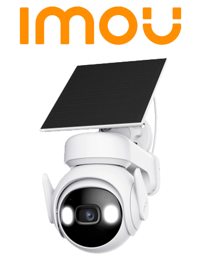IMOU--IMOU CELLPTKit (KIT/IPC-K9EN-3T0WE/FSP12-TYPEC)  - Kit de Cámara WiFi Cell PT de 3MP con panel solar, lente de 3.6mm y 88° de apertura, audio bidireccional y sensor PIR integrado para seguridad avanzada.-
