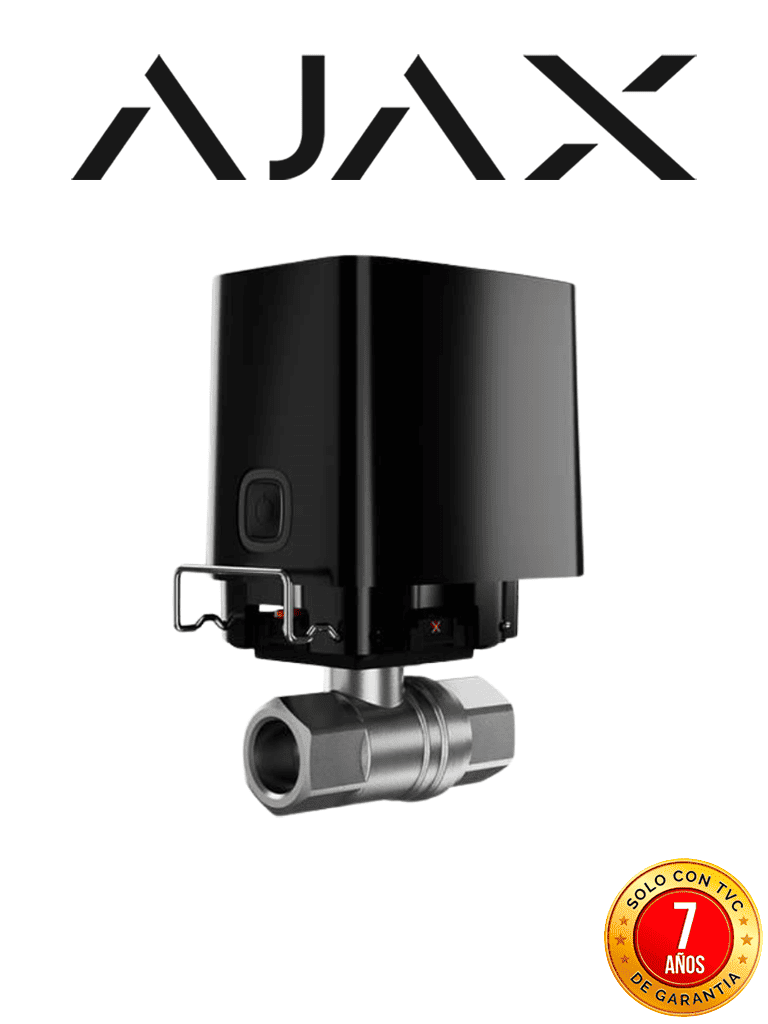 AJAX--Ajax WaterStop B- Valvula Inteligente de cierre de agua de 3/4 de pulgada/ Color Negro-