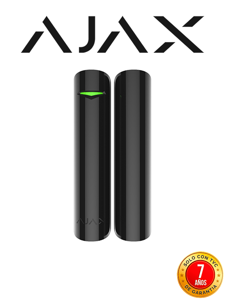 AJAX--AJAX DoorProtectPlusB - Detector de apertura, vibración e inclinación inalámbrico. Color Negro (28268.21.BL3)-