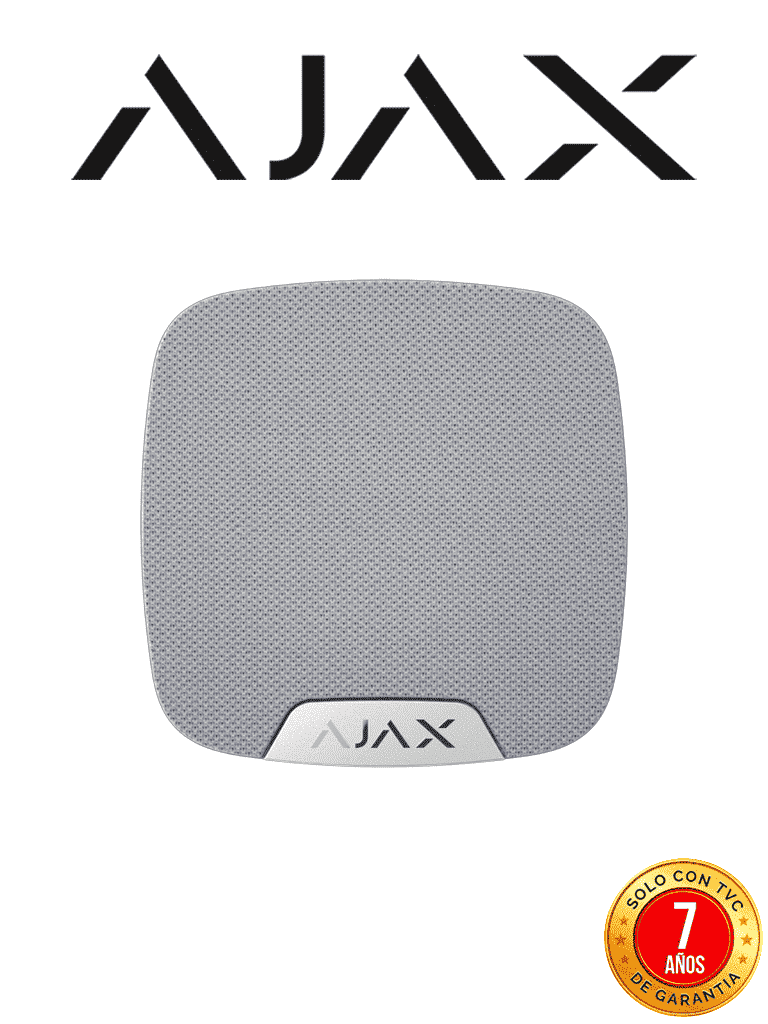AJAX--AJAX HomeSirenW - Sirena interior inalámbrica. Color Blanco (28275.11.WH3)-