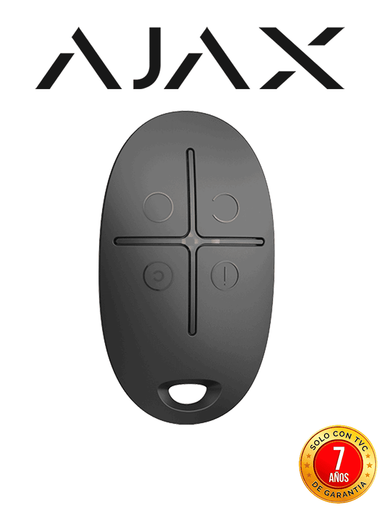 AJAX--AJAX SpaceControl B - Llavero inalámbrico 4 botones. Color Negro (28312.04.BL3)-