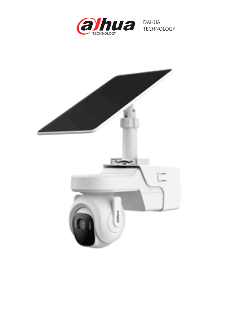 DAHUA--DAHUA  DH-KIT/BP4A-4G/M0508 - Kit cámara PT 4G/ 4MP/panel solar/Batería/ SMD/ Sirena y luz de disuasión activa/Audio bidireccional/ Iluminador dual inteligente/IR 30 m/ luz cálida 20m/ Modo AOV (vídeo siempre activo)/ Ranura para Micro SD// IP66/-