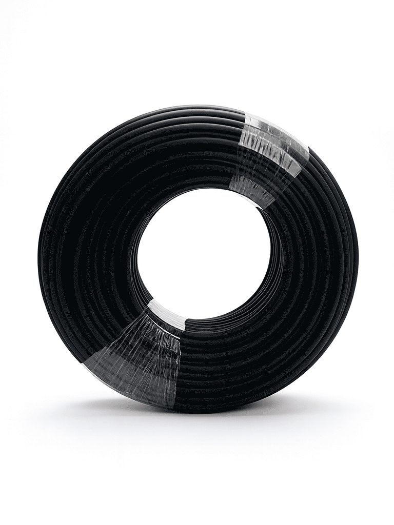OEM--Cable Fotovoltaico H1Z2Z2-K - Carrete 200 metros lineales Cable Fotovoltaico Color Negro 6mm2/ Calibre 10AWG / Cubierta libre de halógenos cero propagación de llama / 1.0/1KVAC, 1500DC / MAX VOLTAJE 1800 VDC-