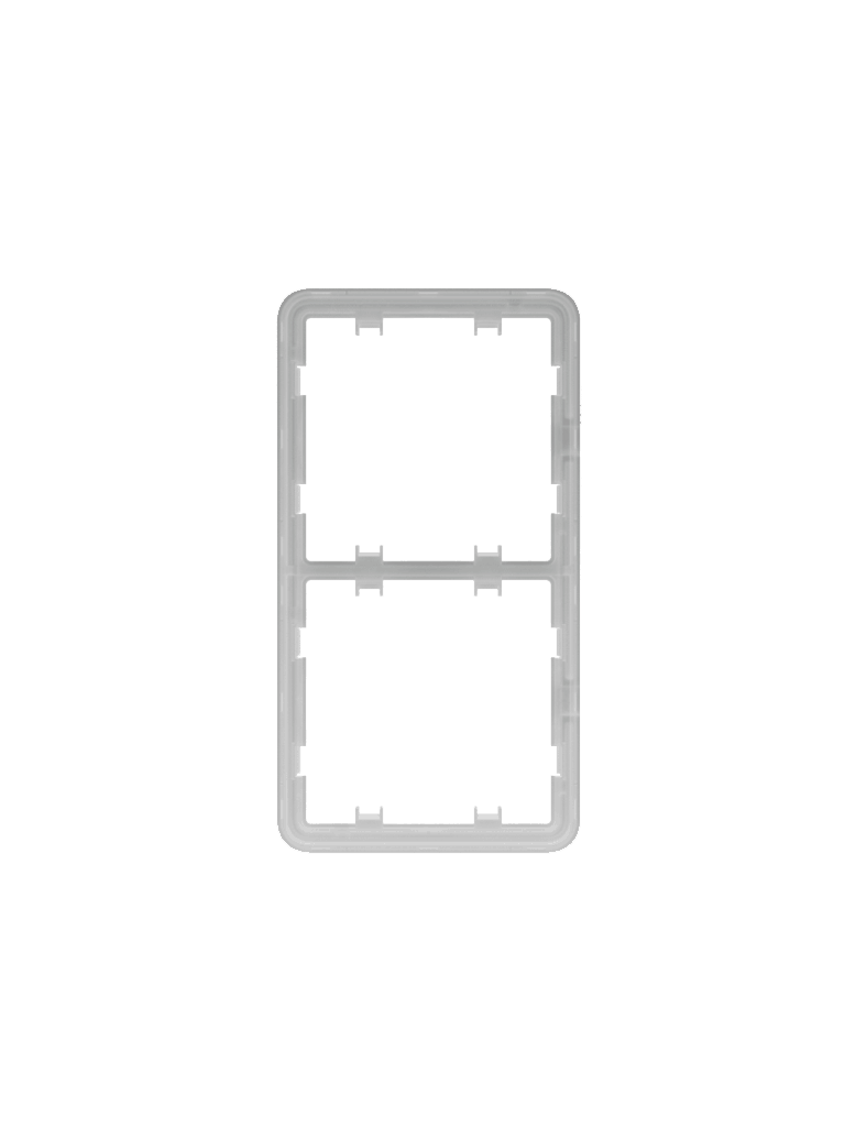 AJAX--AJAX Frame (2 seats) - Marco para instalación de LightSwitch de 2 espacios.-