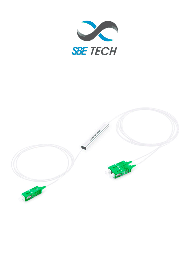 SBE TECH--SBE  TECH SBE-SPPLC1X2SCAPC - Splitter PLC 1x2 SC/APC SM-
