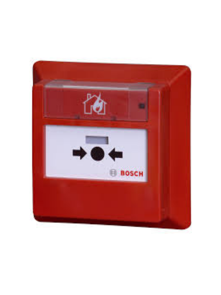 BOSCH--BOSCH F_FMC420RWGFRRD - Pulsador de alarma de incendio con opcion de REARME / Montaje empotrado / Color rojo-