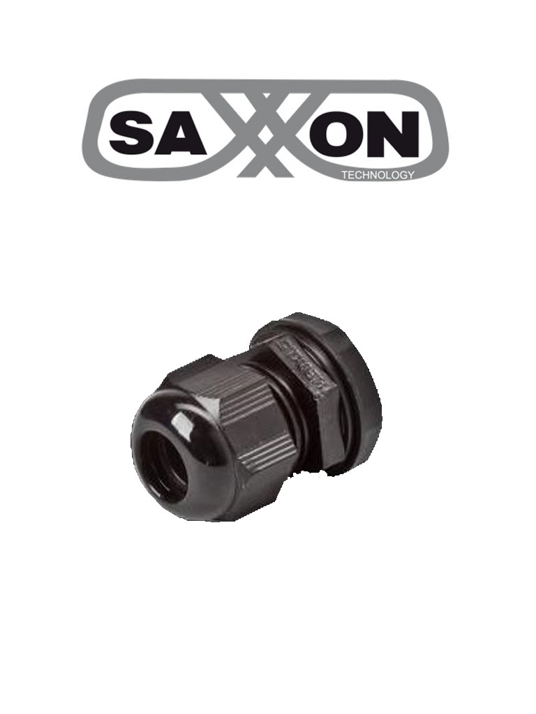 SAXXON--SAXXON ACGBK - Glandula para protección de patchord de F.O. /Para protección de Cables de red y energía en gabinetes y barreras / Cableado en gabinetes  / Color negro-