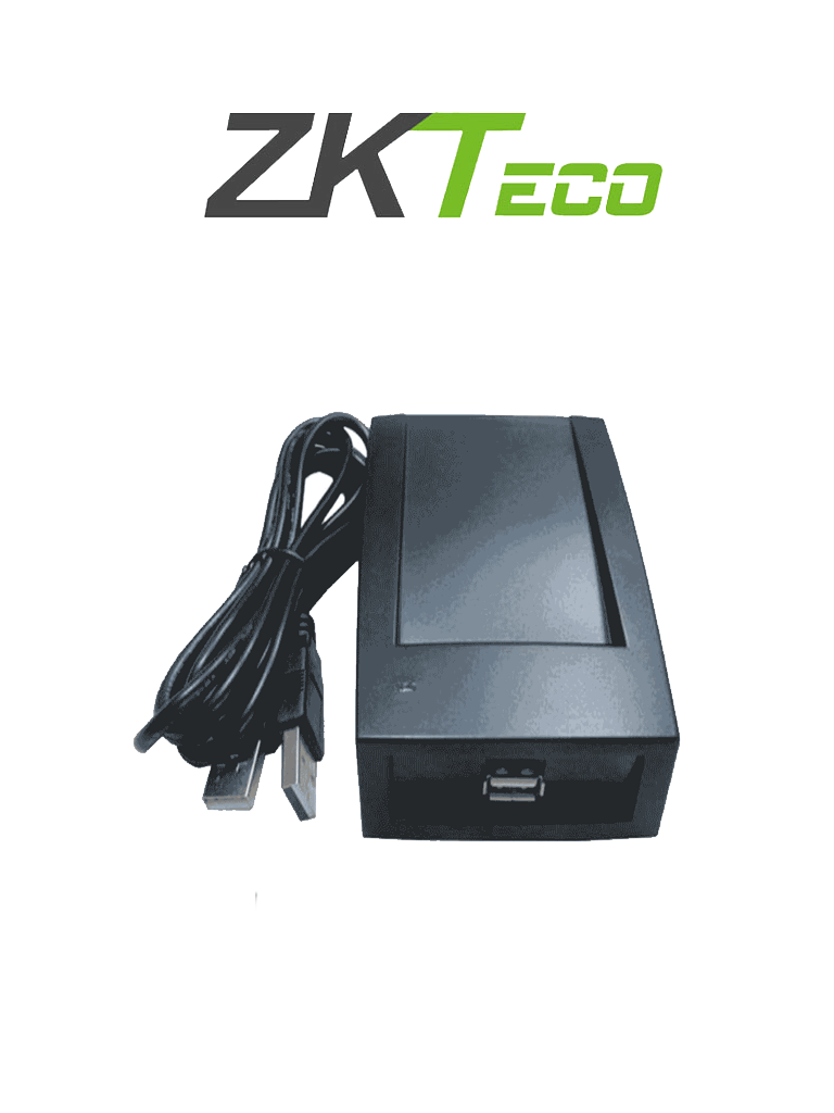 ZKTECO--ZKTECO CR60W - Enrolador de Tarjetas Mifare Cardissuer / Conectividad  USB para Registrar Huéspedes en Soluciones Hoteleras-