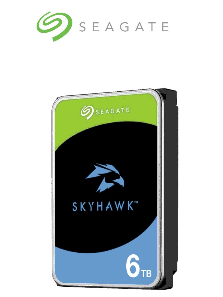 SEAGATE--SEAGATE 6TB ST6000VX009  Disco duro de 6 TB / Skyhawk/ 3.5  256MB Caché / SATA III, 6Gbit/s, Caché-