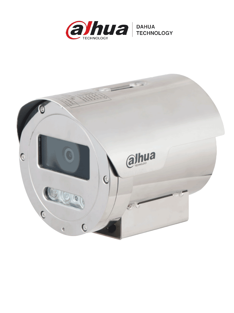 DAHUA--DAHUA DH-ECA3A1404N-HNRXB - Cámara IP antiexplosión de 4 MP con zoom óptico 4x, H.265+, IR de 40m, AI SMD Plus, Starlight, WDR 120dB, IP68, y protección TVS 6000V. Máxima seguridad y visión superior en entornos extremos.-
