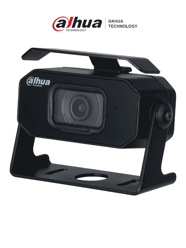 DAHUA--DAHUA DH-HAC-HMW3200 - Cámara móvil analógica, Conexión M12 (tipo aviación), Tipo: cubo, Resolución: 1080p, Lente de 2.8 mm, Apertura de 106°, IR de 20 metros, Grado de protección IP67, Micrófono integrado, Material metálico-