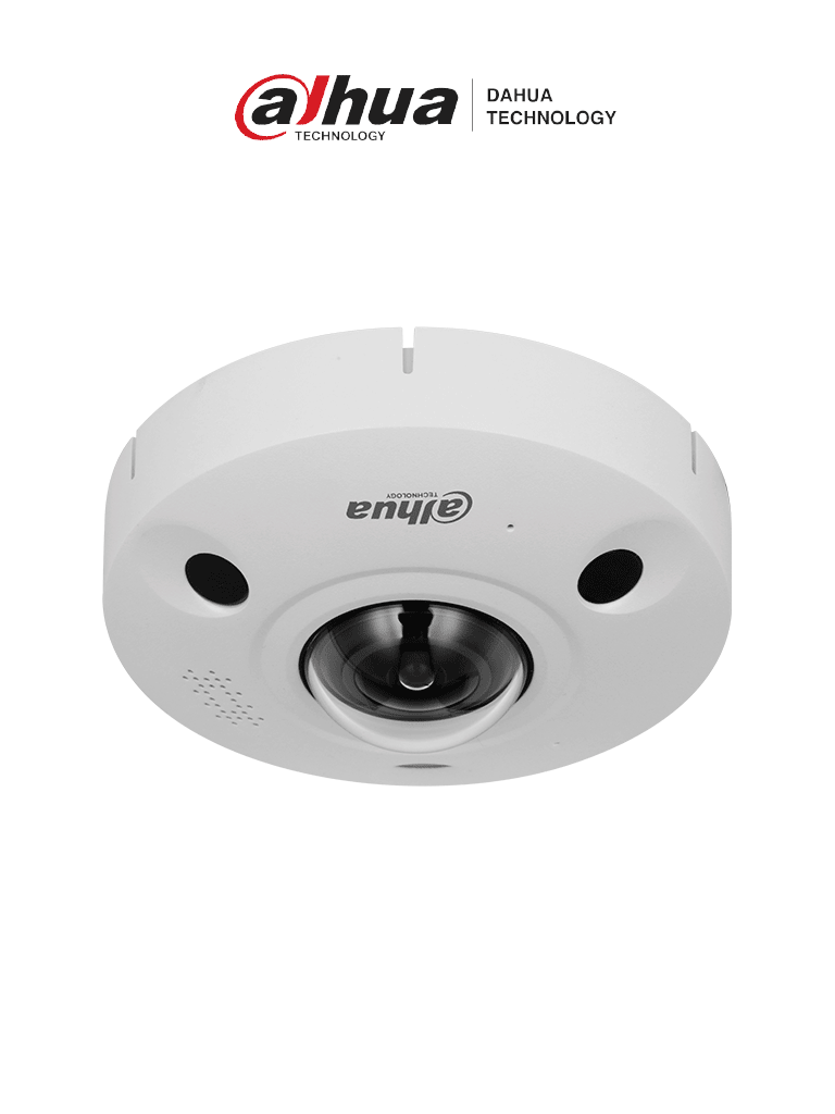 DAHUA--DAHUA DH-IPC-EBW8842-AS-IVC Cámara IP Domo Fisheye Antivandálica 4K/ 8 Megapíxeles/ Visión 360 grados/ H265+/ Audio/ HEAT MAP/ POE+/ Heat Map /Conteo de Personas/ Ranura MicroSD/ IP67/ IK10-
