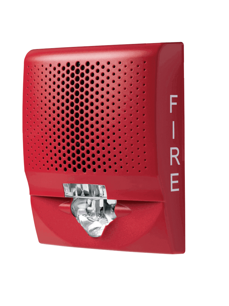 KIDDE--KIDDE F_EG4SVRF - Altavoz con Strobo Montaje en Muro / Rojo / FIRE-
