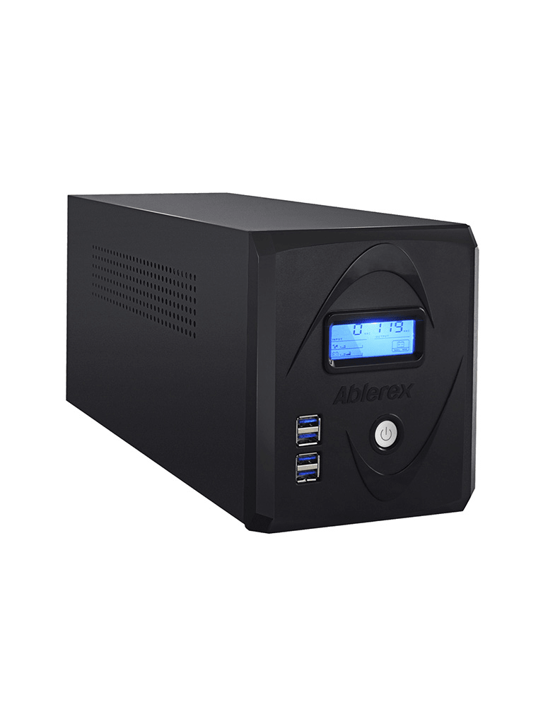 ABLEREX--ABLEREX - AB-PRO1500T - No break interactivo / 1500VA / 900W / 8 contactos a la salida / pantalla LCD.-