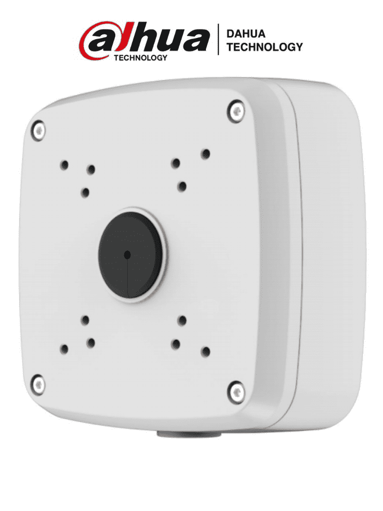 DAHUA--DAHUA DH-PFA121-V2 - Caja de conexiones para exterior / IP66 / Diseño estético y profesional / Aluminio/ Compatible con cámaras profesionales: HFW5XXXE-Z/ IPC-HFW3XXXE-Z/-