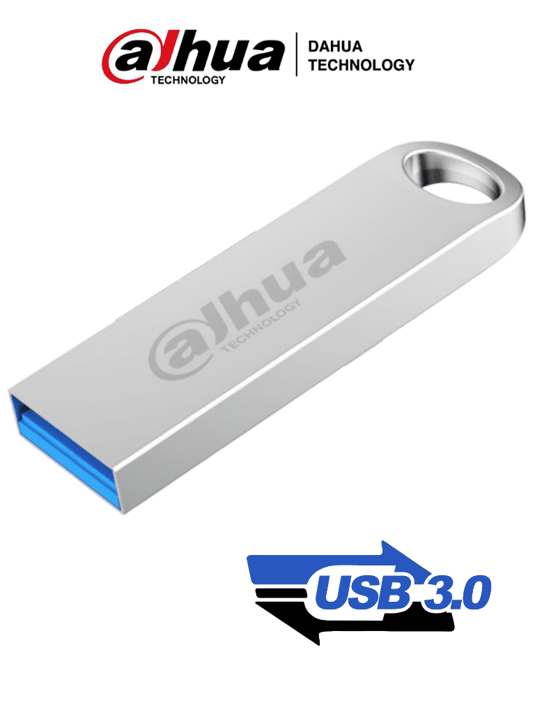 DAHUA--DAHUA USB-U106-30-32GB  - Memoria USB de 32 Gb/ USB 3.0/ Lectura y Escritura de Alta Velocidad/  Sistema de Archivos FAT32/ Compatible con Windows, macOS, Linux y Otros Sistemas/-