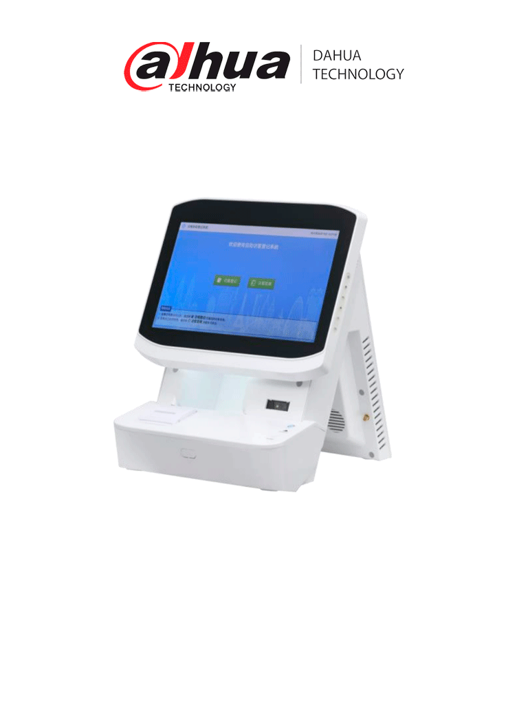 DAHUA--DAHUA ASV1001A - Terminal para Visitantes con Lector de código QR/ 13,3 pulgadas/ Pantalla táctil capacitiva y pantalla LCD de 10,1 pulgadas/ 2 Mega cámaras para adaptarse a personas de diferentes alturas/ DSS PRO-