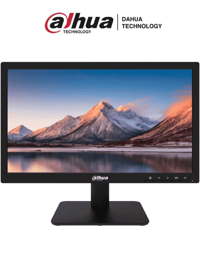 DAHUA--DAHUA DHI-LM19-L200N - Monitor Led de 19 Pulgadas ofrece calidad Full HD y un rendimiento constante 24/7. Con entrada HDMI y VGA, tiempo de respuesta de 5ms y bajo consumo de energía, es ideal para videovigilancia profesional/-
