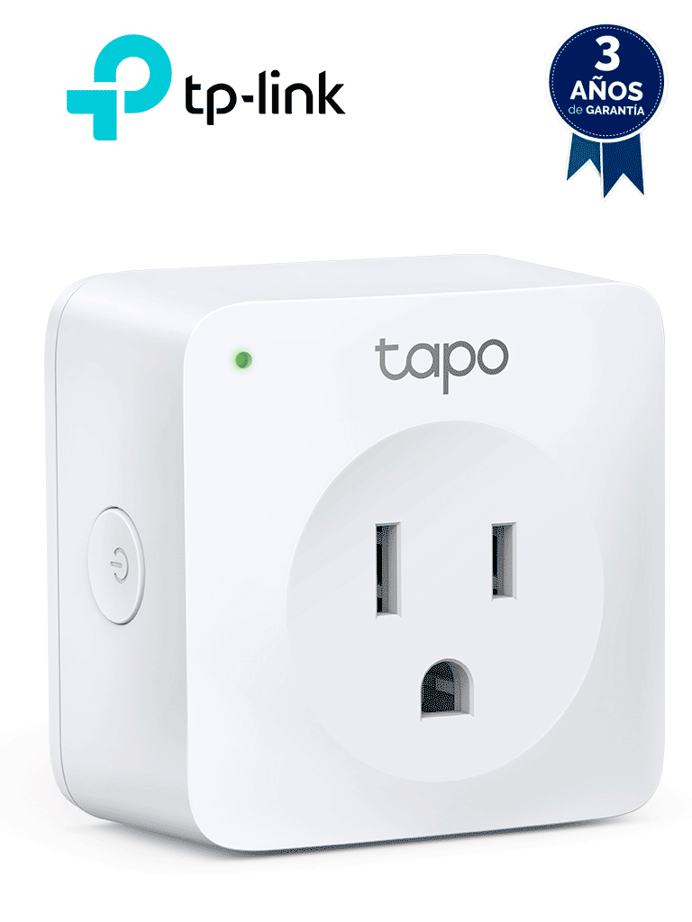 TP-LINK--TP-LINK - Tapo P100(1-pack) - Mini enchufe Wi-Fi inteligente de ahorro energético-